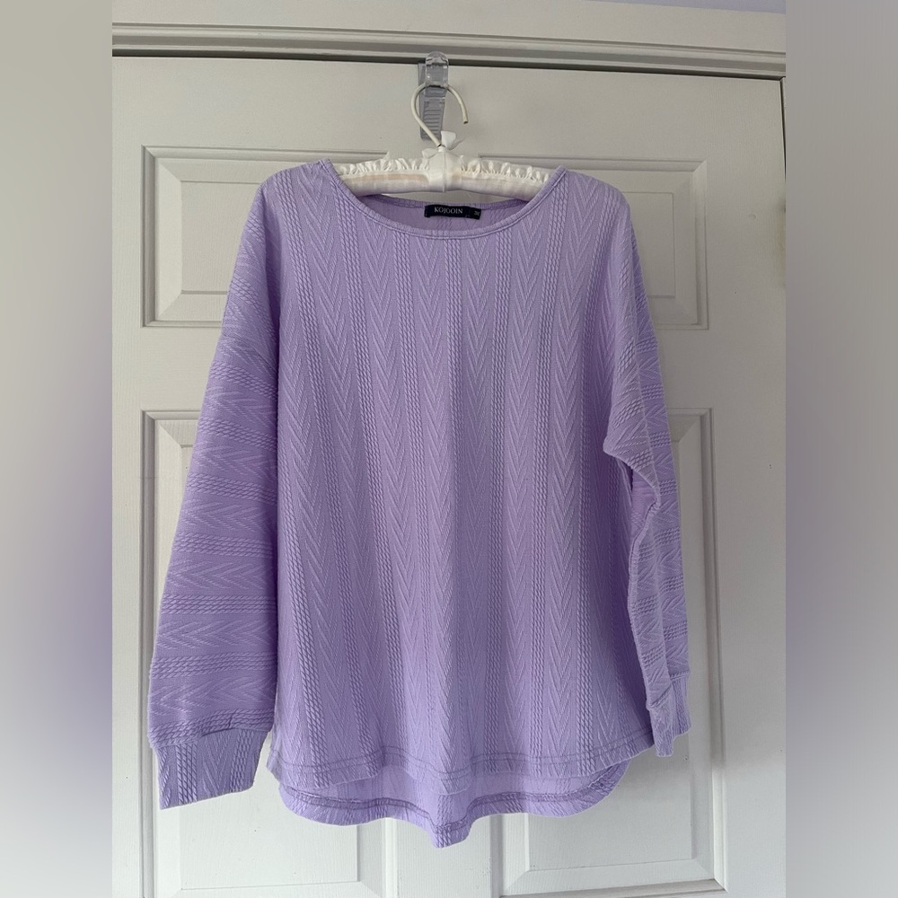 Lavender Crew Neck Sweater